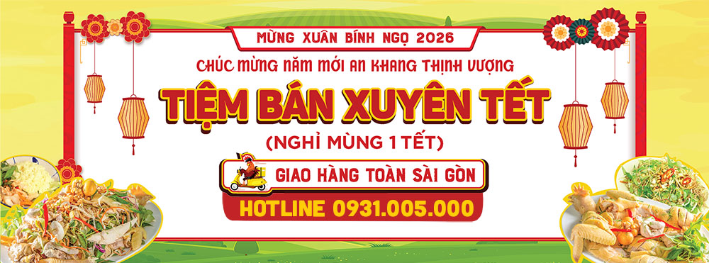 Gà Ta Ngon Số 1 Bán Xuyên Tết 2026